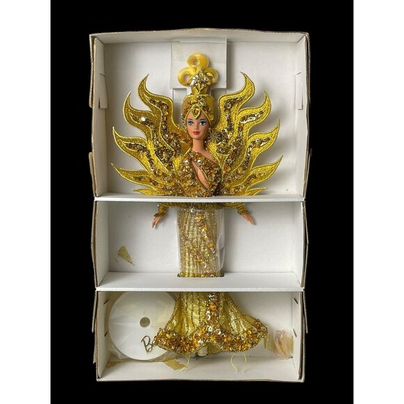 1995 Mattel Goddess of the Sun by Bob Mackie Barbie Doll Special Edition #14056 - Picture 1 of 9